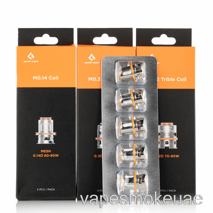 Vape Uae Geek Vape M لفائف بديلة 0.15ohm M رباعية